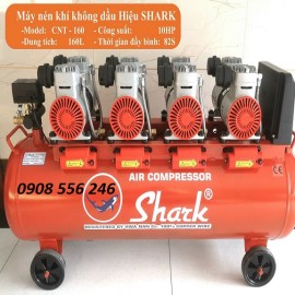 Máy nén khí không dầu 160 lít Shark CNT-160
